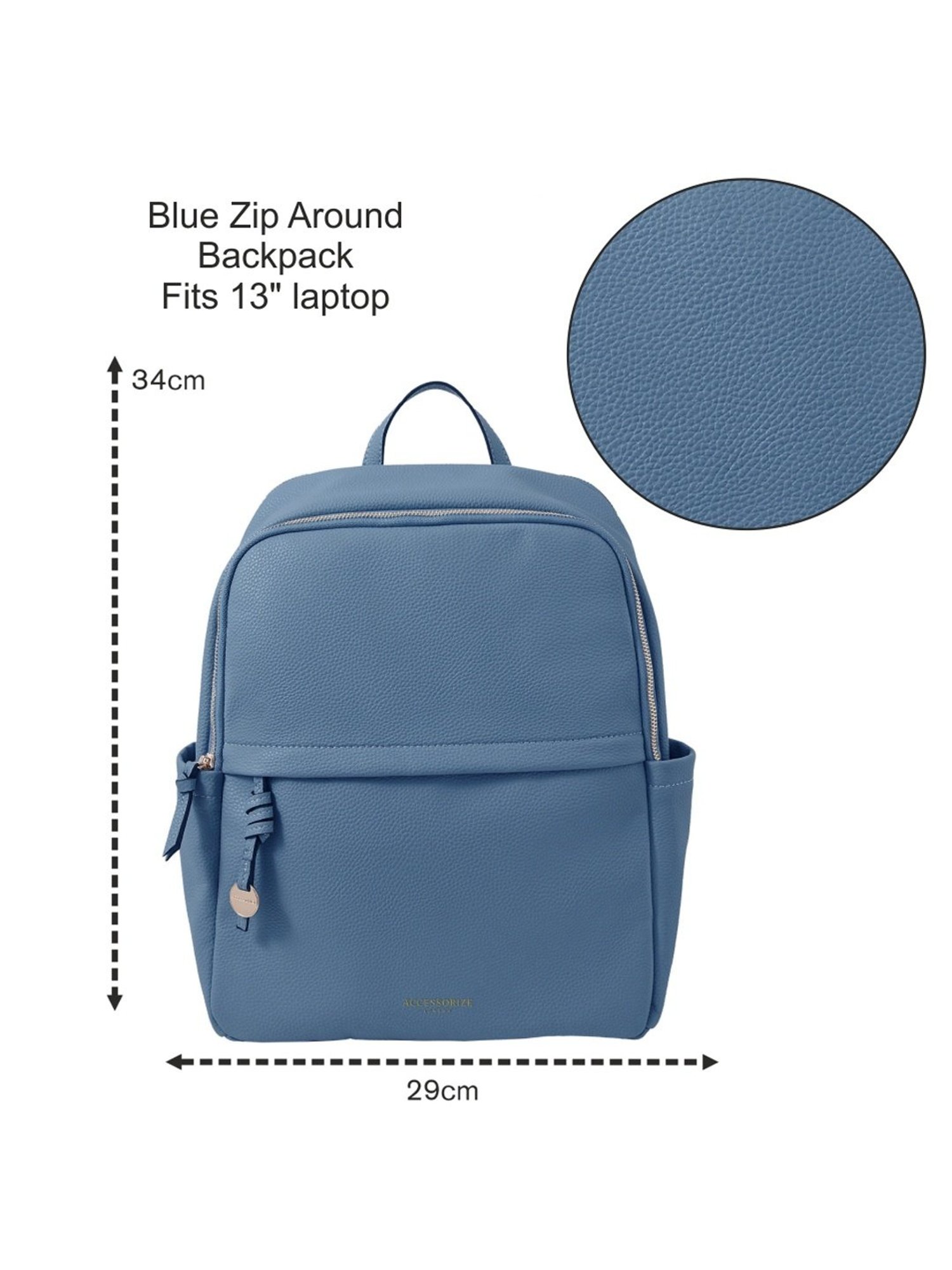 Tohl Fenwick Black Leather Medium Backpack