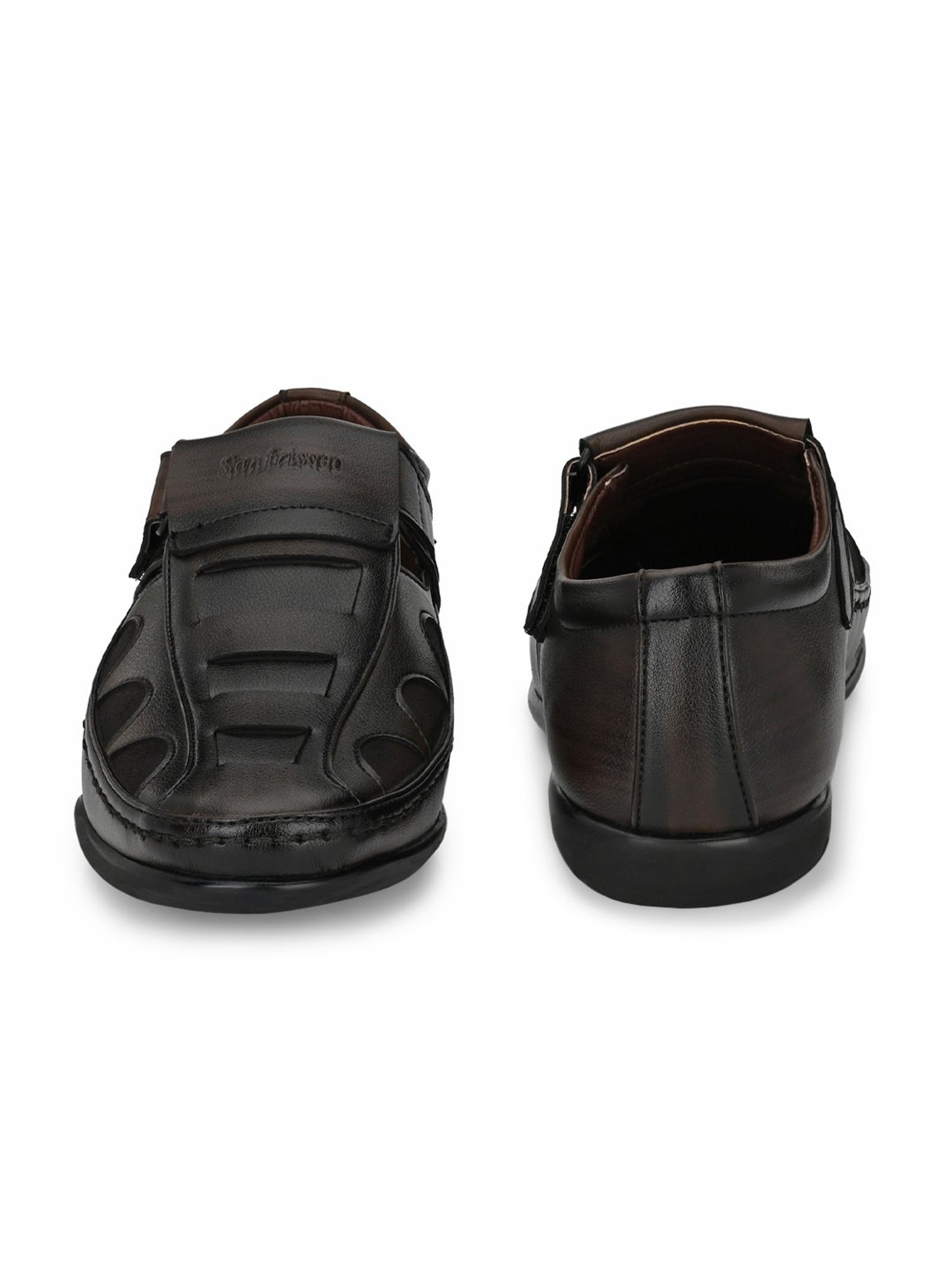 San Frissco Men's Brown Fisherman Sandals