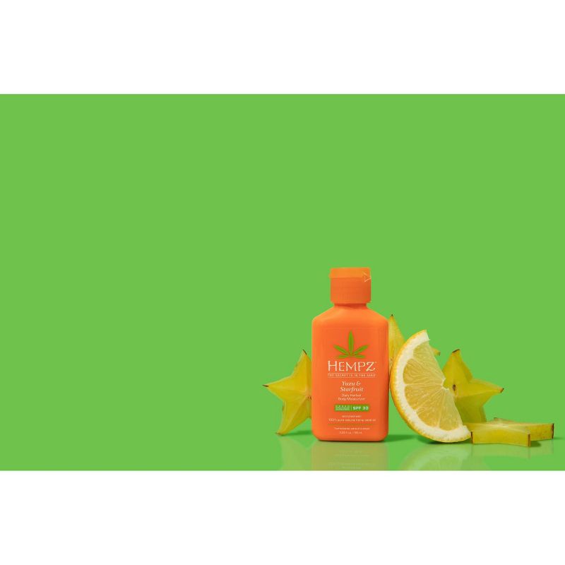 Hempz Yuzu and Starfruit Herbal Body Moisturizer - SPF 30 - 2.25 fl oz