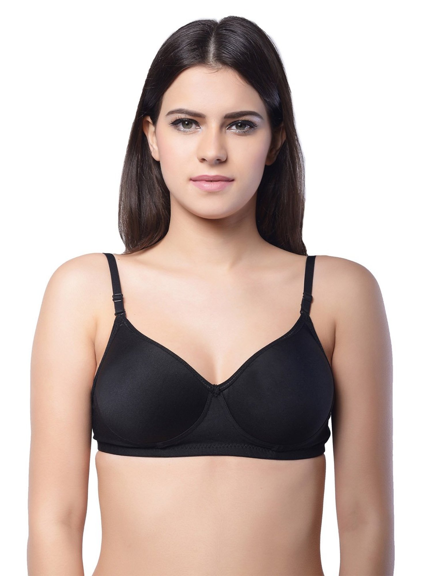 Lady Lyka Multicolor Non Wired Padded T-Shirt Bra (Pack Of 2)