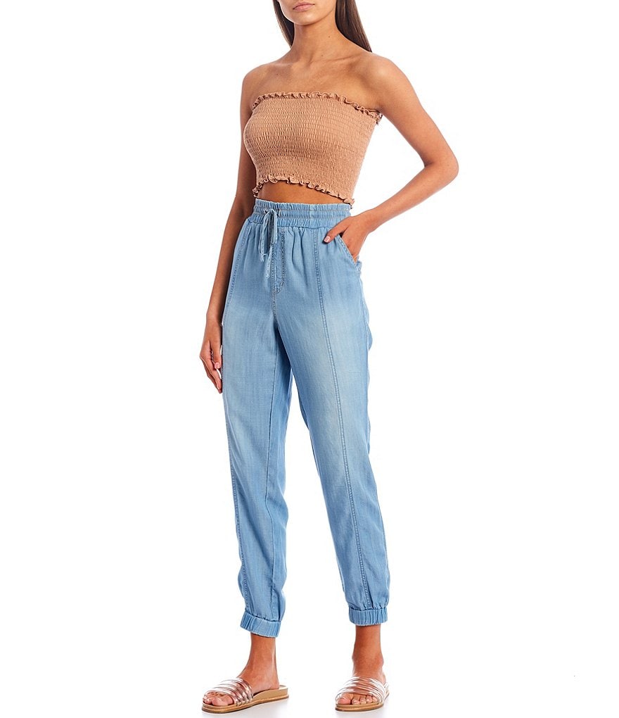 Double Zero Smocked Tube Top