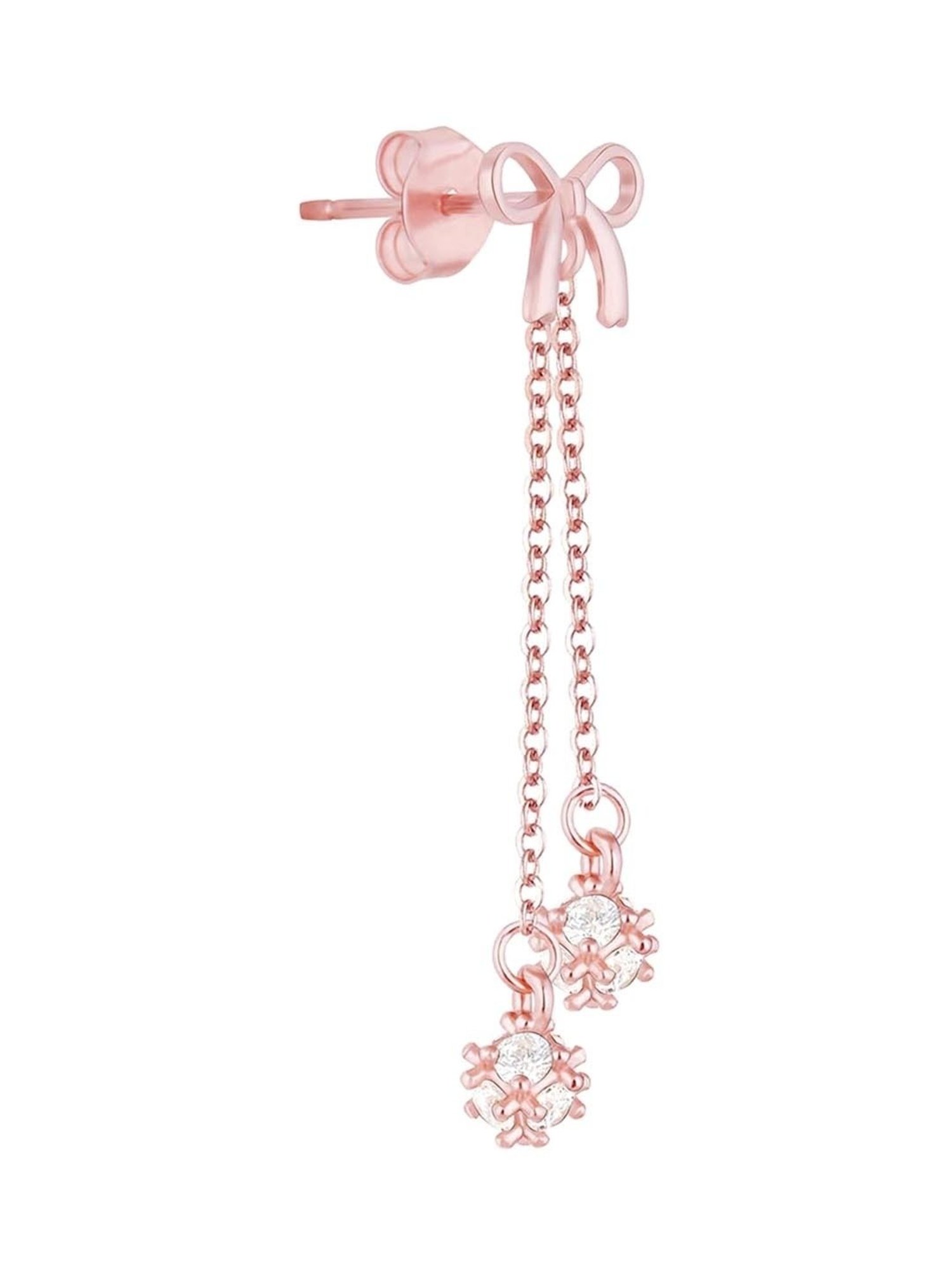 GIVA 92.5 Sterling Silver Bow Earrings for Women