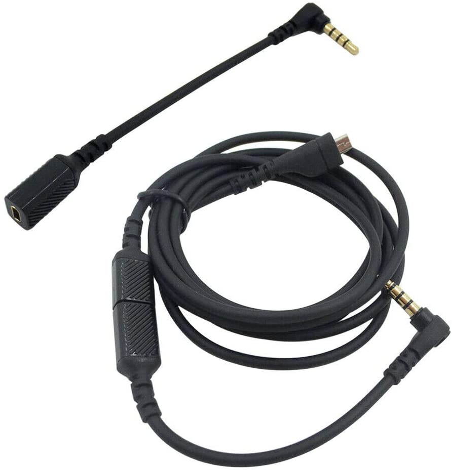 Arctis 3 Arctis 5 Cable,SINREGeek Aux Cord Replacement for SteelSeries Arctis 3 5 7, Arctis Pro and Arctis Pro + GameDac Headset Detachable Audio Cable 5ft