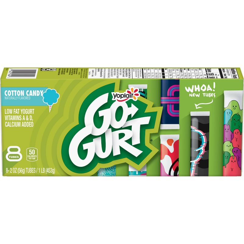 Go-Gurt Cotton Candy Kids' Yogurt - 16oz/8ct