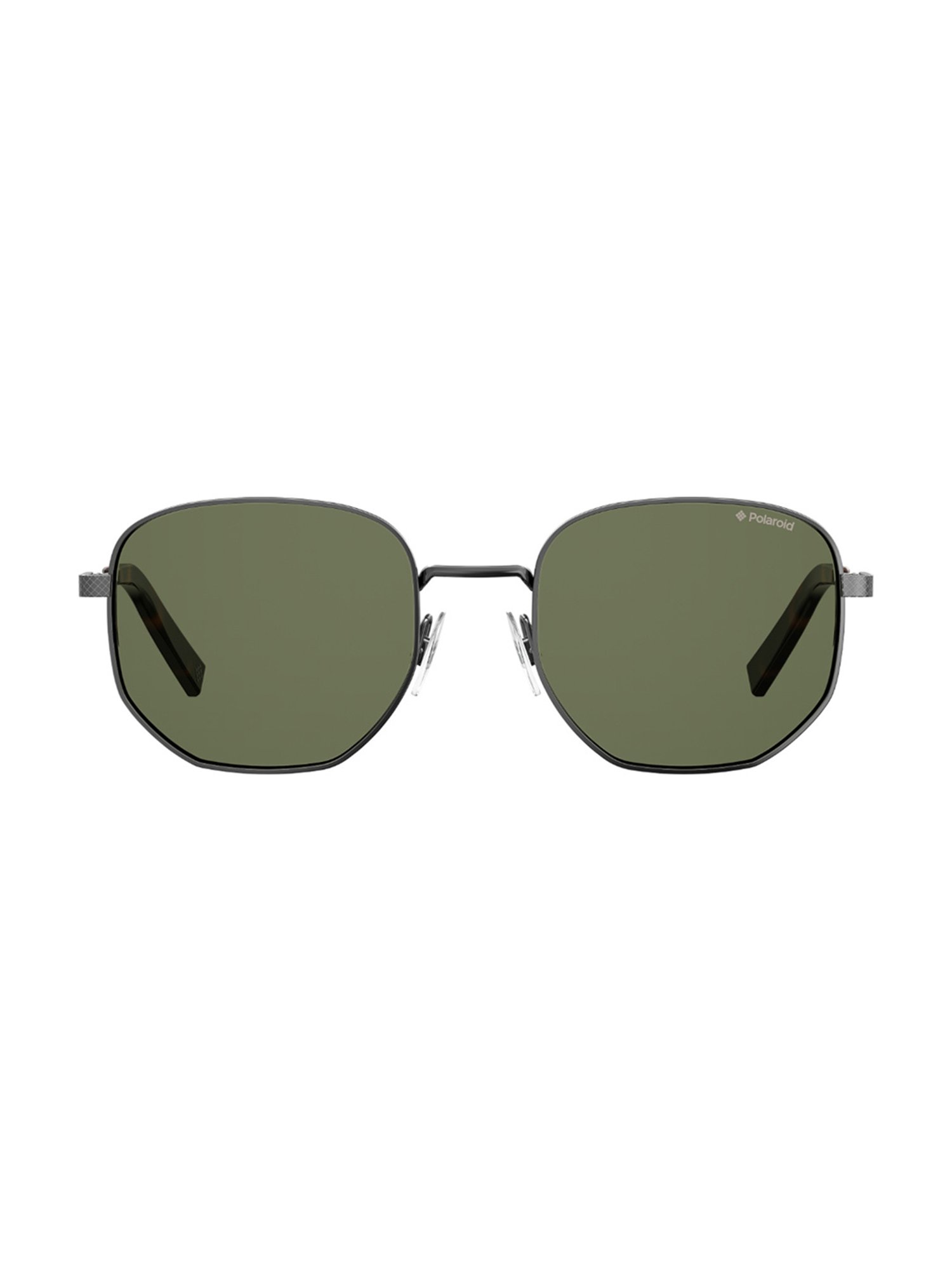 Polaroid Green Hexaround Sunglasses for Men