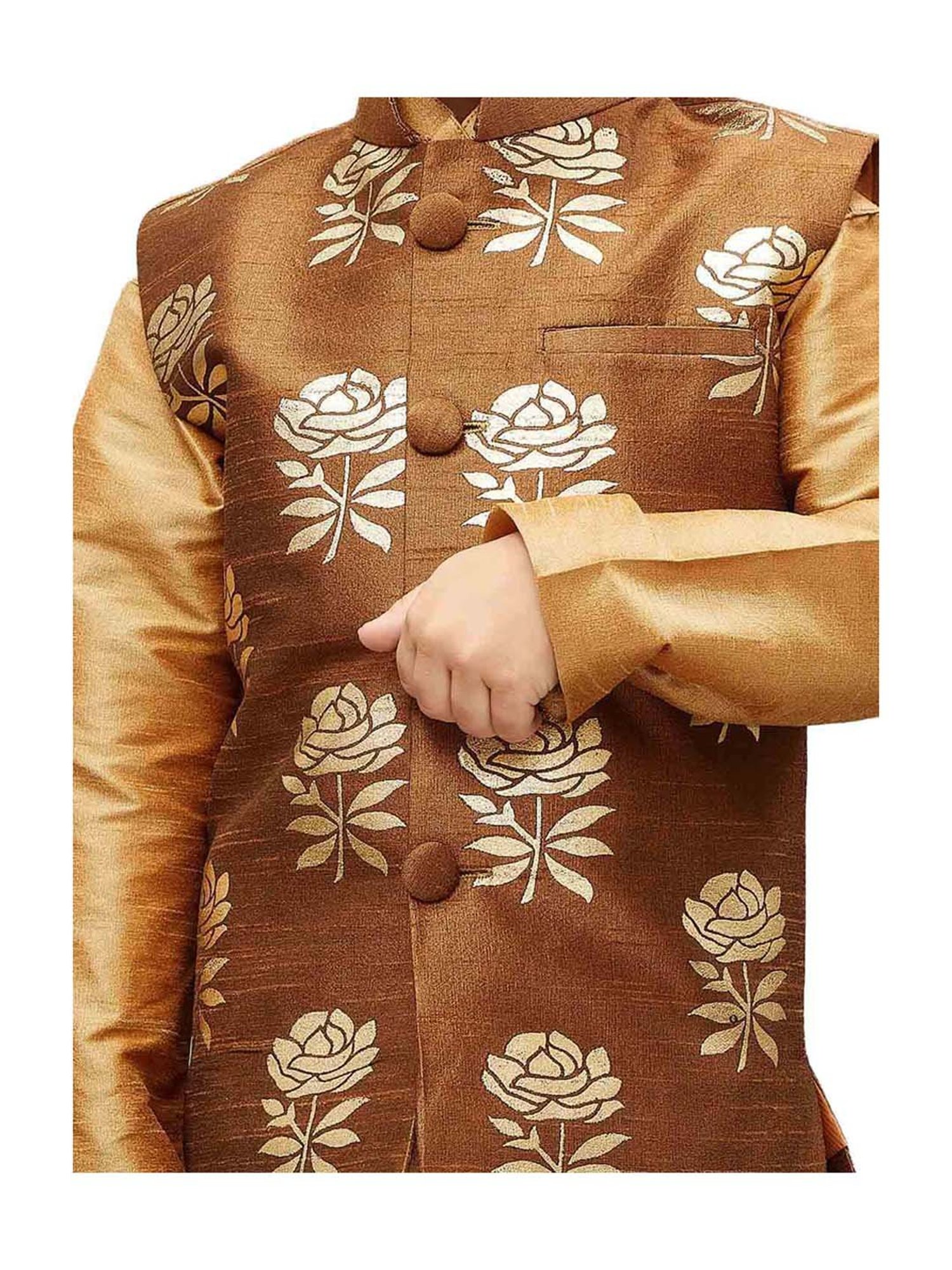 Crimsoune Club Kids Mint Solid Full Sleeves Blazer