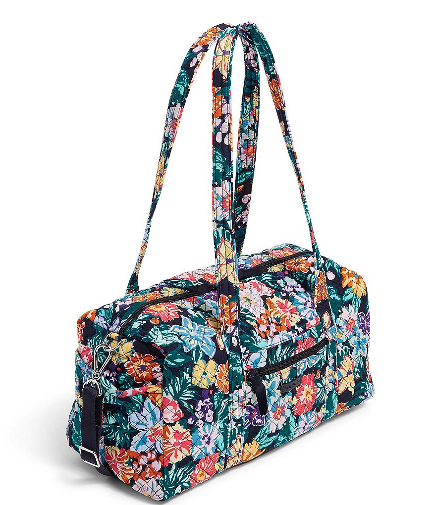 Vera Bradley Iconic Small Floral Travel Duffel