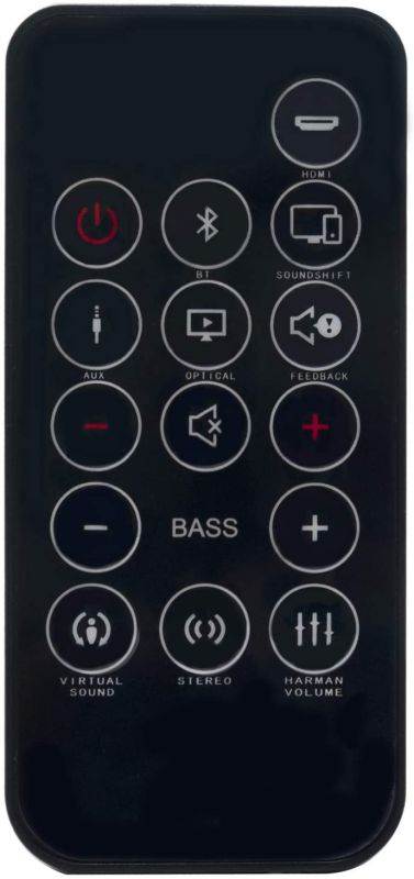 New Replaced Remote fit for JBL Cinema SB250 SB350 STV250 Home Cinema 2.1 soundbar with Wireless subwoofer