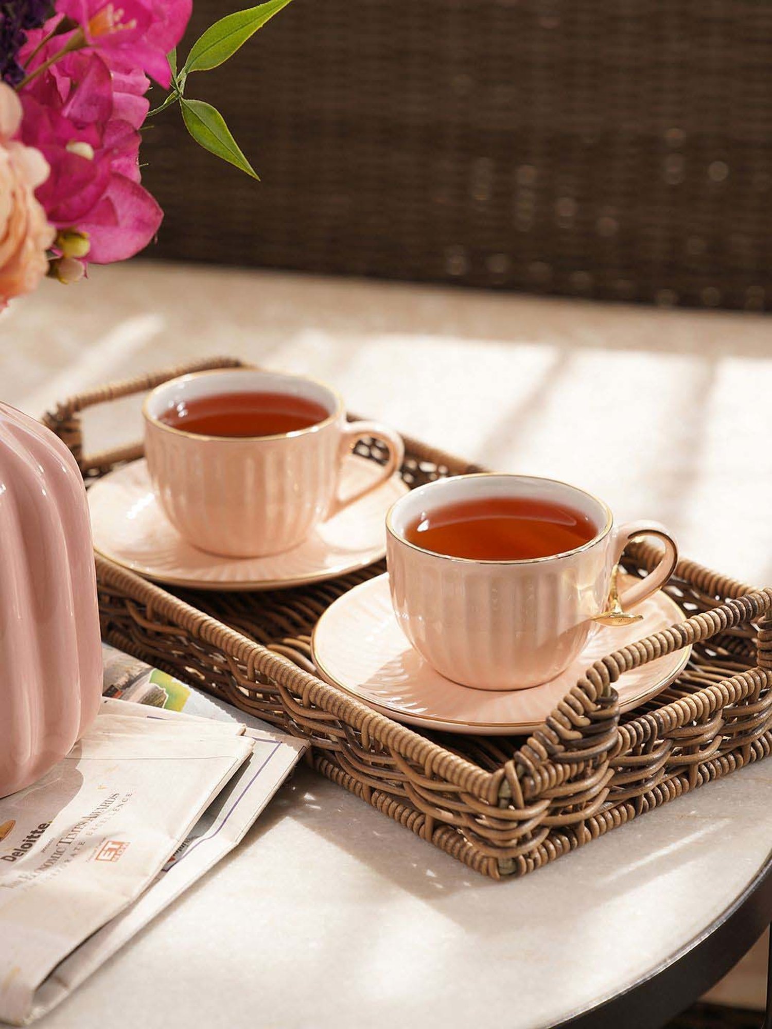 Luminarc Transparent Glass Rozana Coffee Set