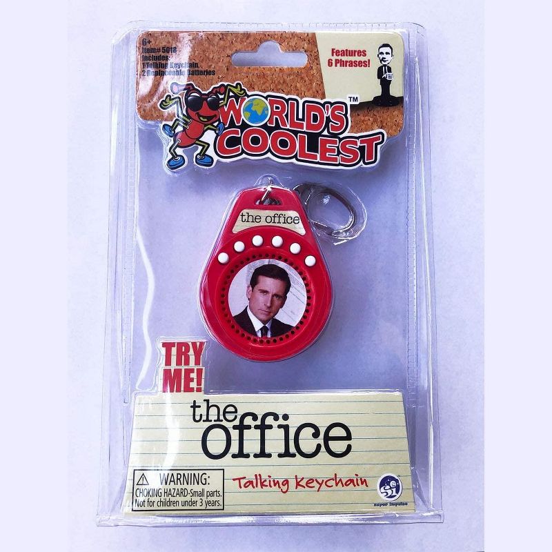 Super Impulse World's Coolest The Office Talking Keychain | 6 Quotes