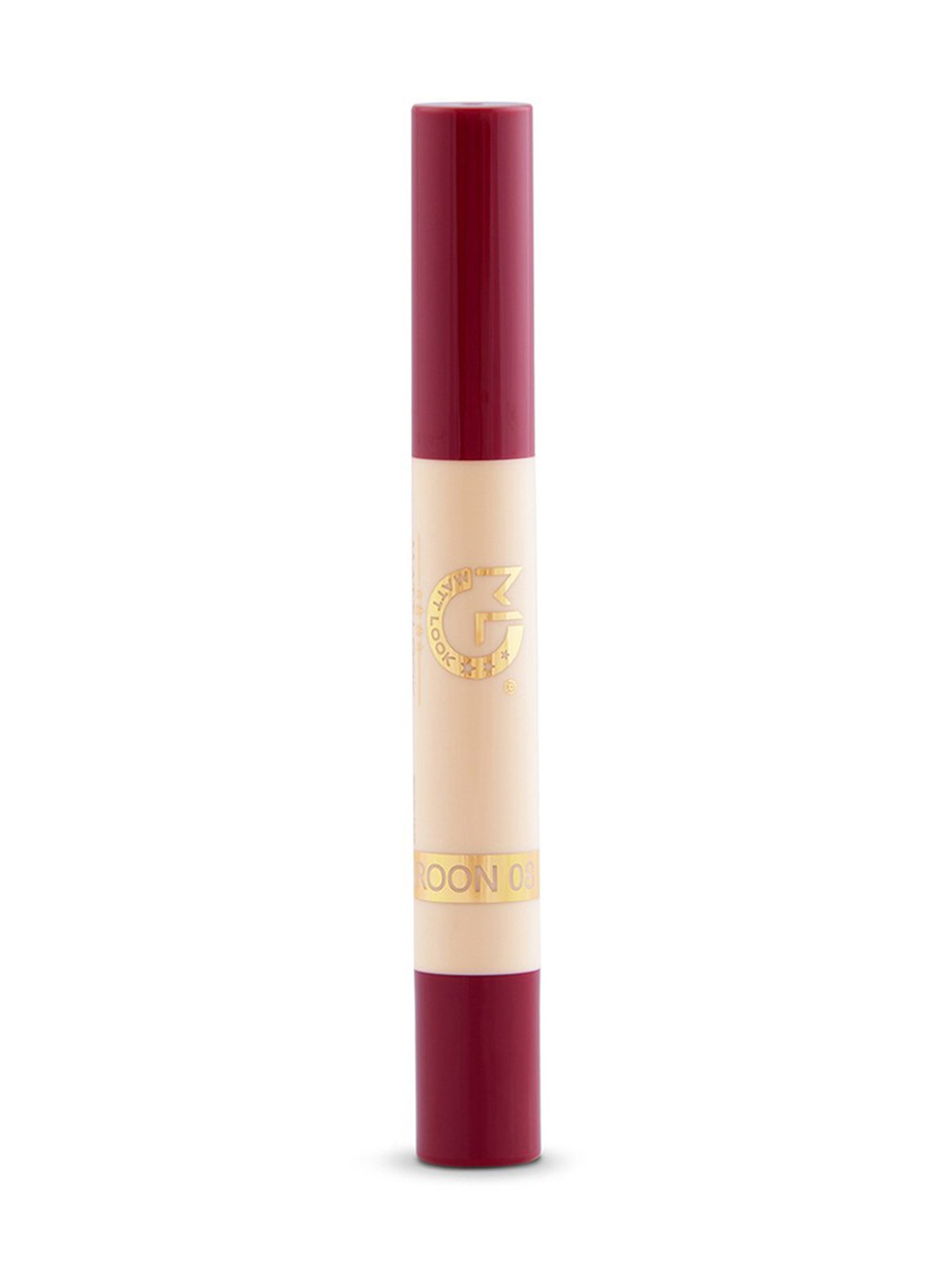 Matt Look Velvet Smooth Non Transfer Lipstick 08 Cherry Maroon - 2 gm