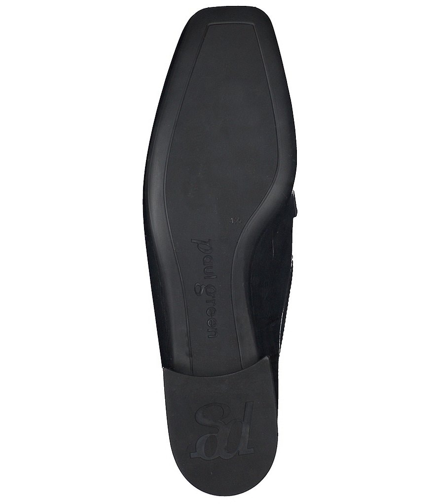 Paul Green Elise Flat Leather Square Toe Dress Loafers