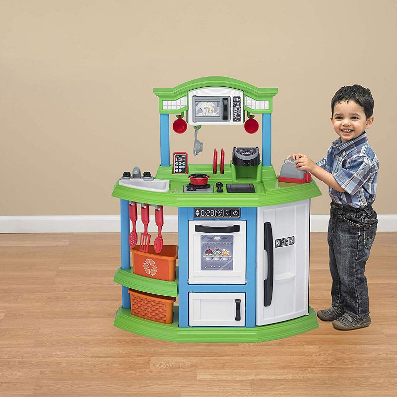 American Plastic Toys Kids Very Own Cozy Comfort Kitchen Role Play Toy Set