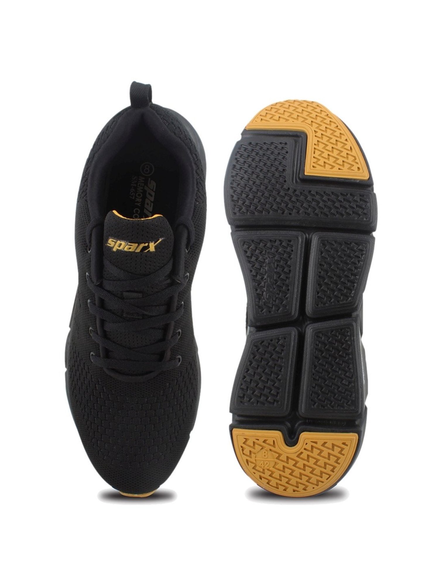 Sparx Men's Black Running Shoes