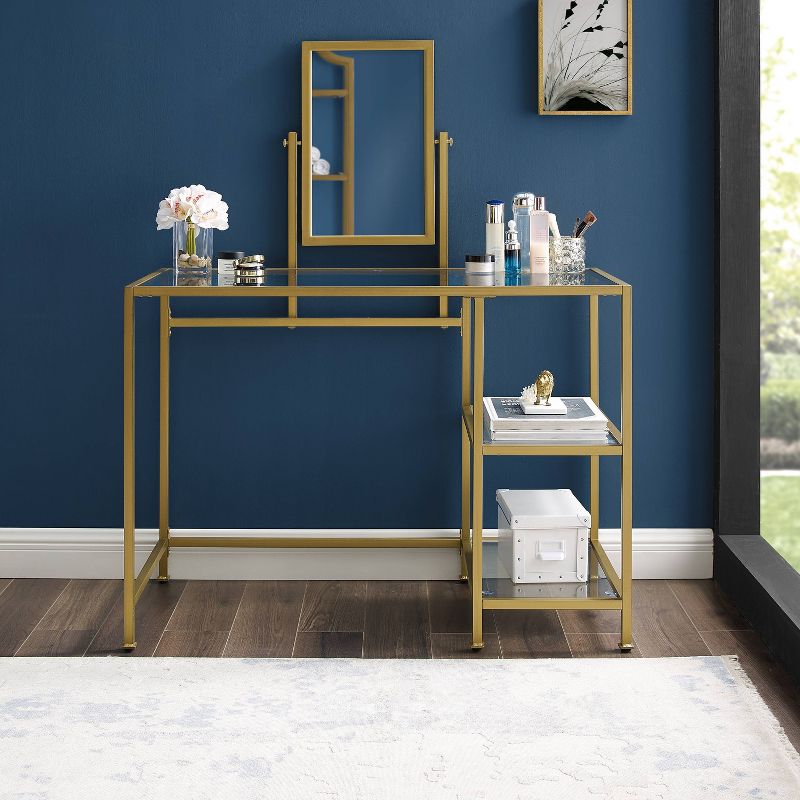 Canton Vanity Set Brown/Red - HOMES: Inside + Out