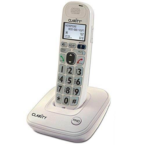 clarity d702 30db dect 6.0 amplified low vision cordless phone w-cid