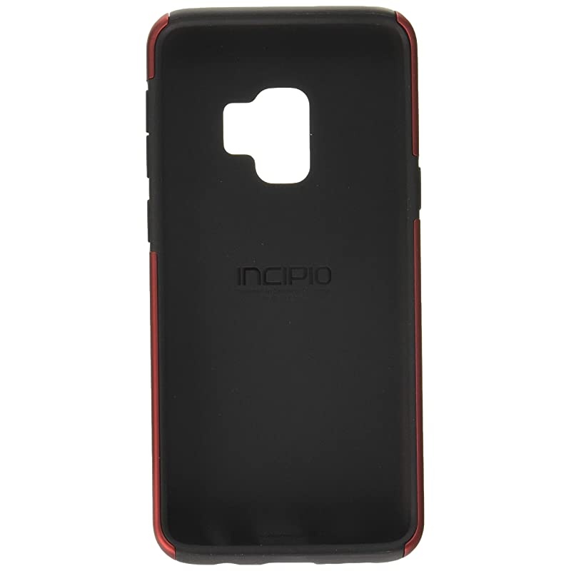 DualPro Samsung Galaxy S9 Case with Shock-Absorbing Inner Core & Protective Outer Shell for Samsung Galaxy S9 (2018) - Iridescent Red/Black