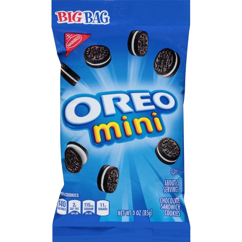 Oreo Mini Chocolate Sandwich Cookies - Big Bag - 3oz