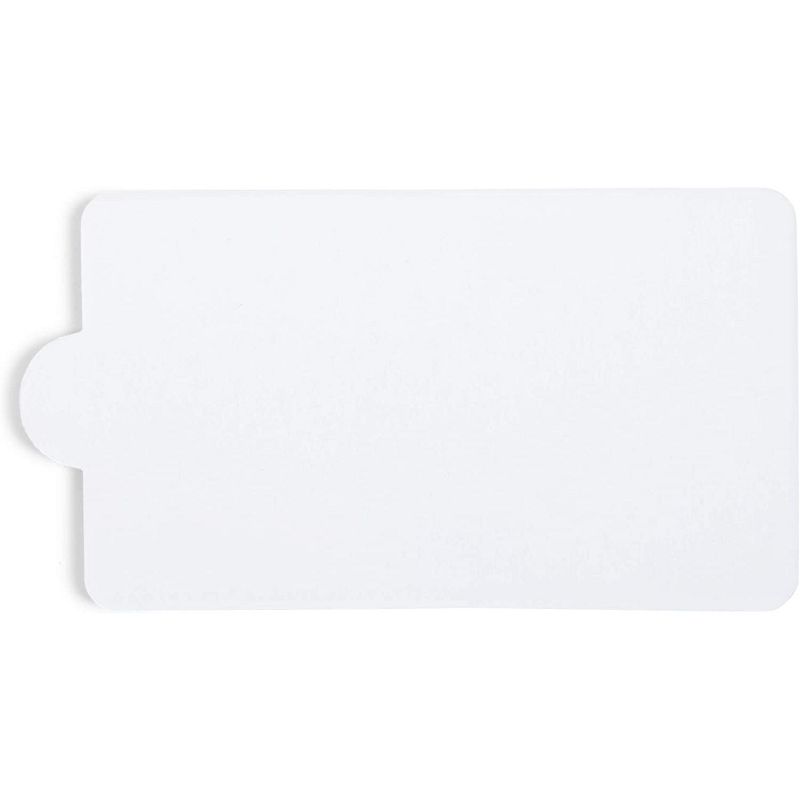 Sparkle and Bash 200 Pack Mini Gold Foil Cake Boards, Rectangular Dessert Base (4 x 2.8 In)