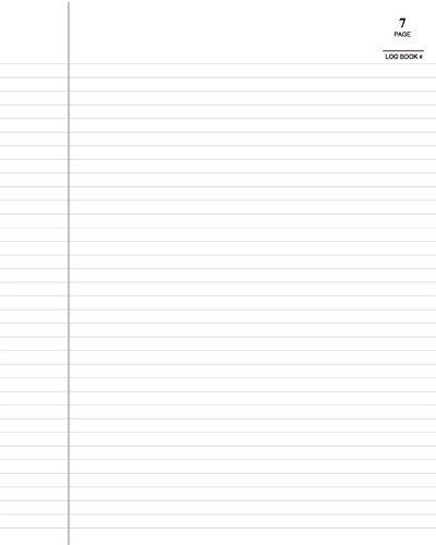 BookFactory Log Book/Multipurpose Log Book - 168 Pages, 8" x 10", Green Cover, Smyth Sewn Hardbound (LOG-168-SRS-A-LGT2)