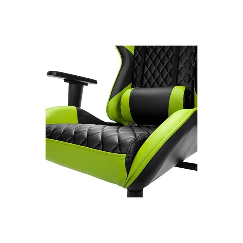 100 Racing Style Gaming Chair, in Black (RSP-100-BLK)