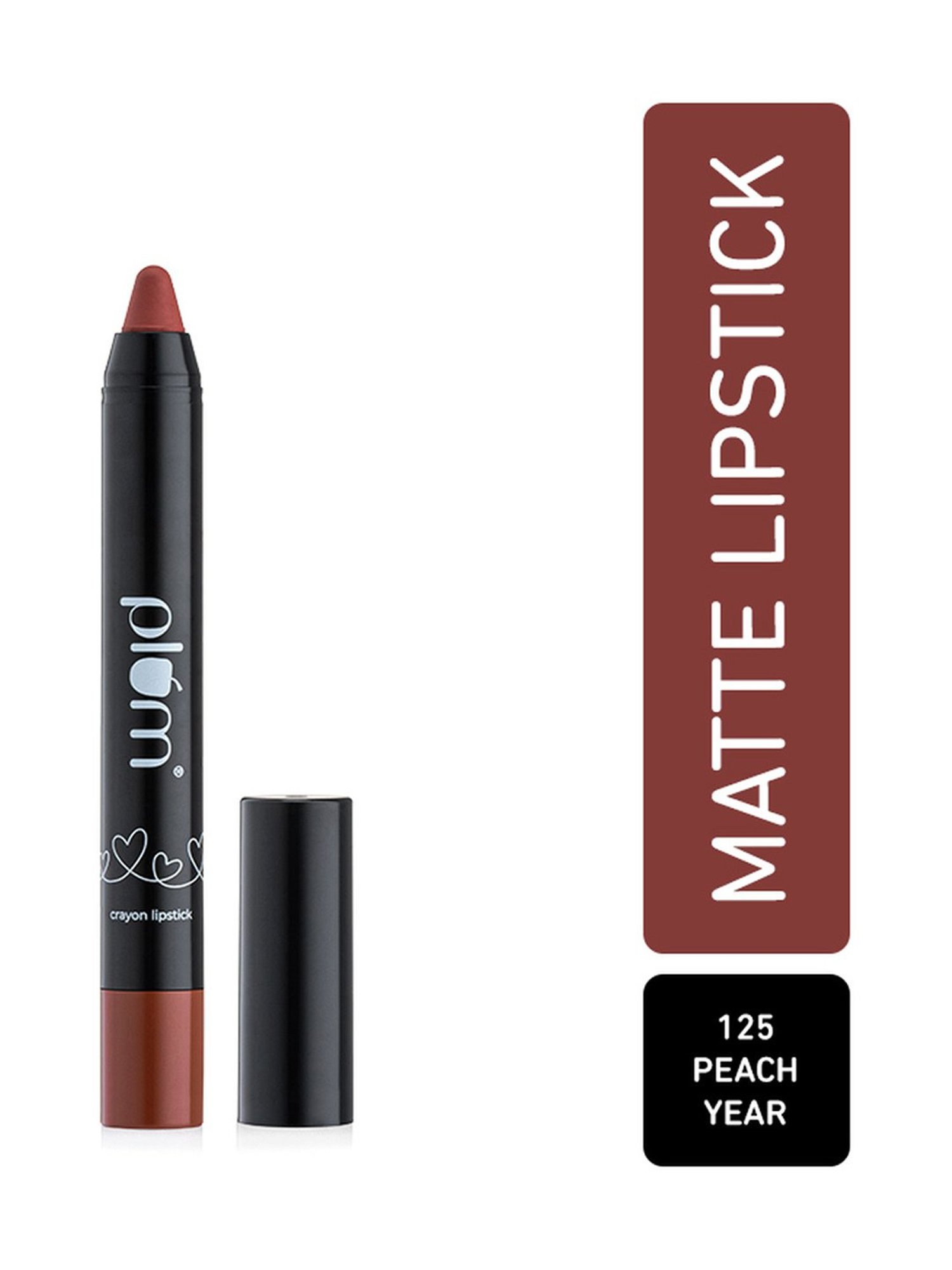Plum Twist & Go Matte Lipstick Peach Year 125 - 1.8 gm