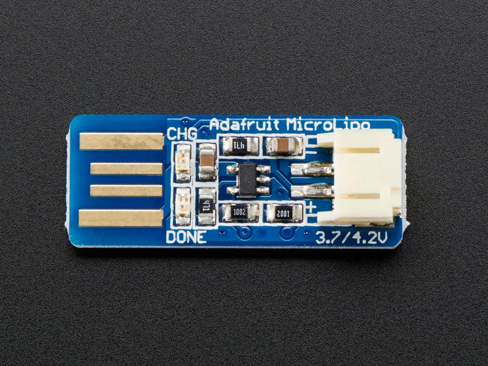 Adafruit 1304 Micro Lipo - USB LiIon/LiPoly charger - v1