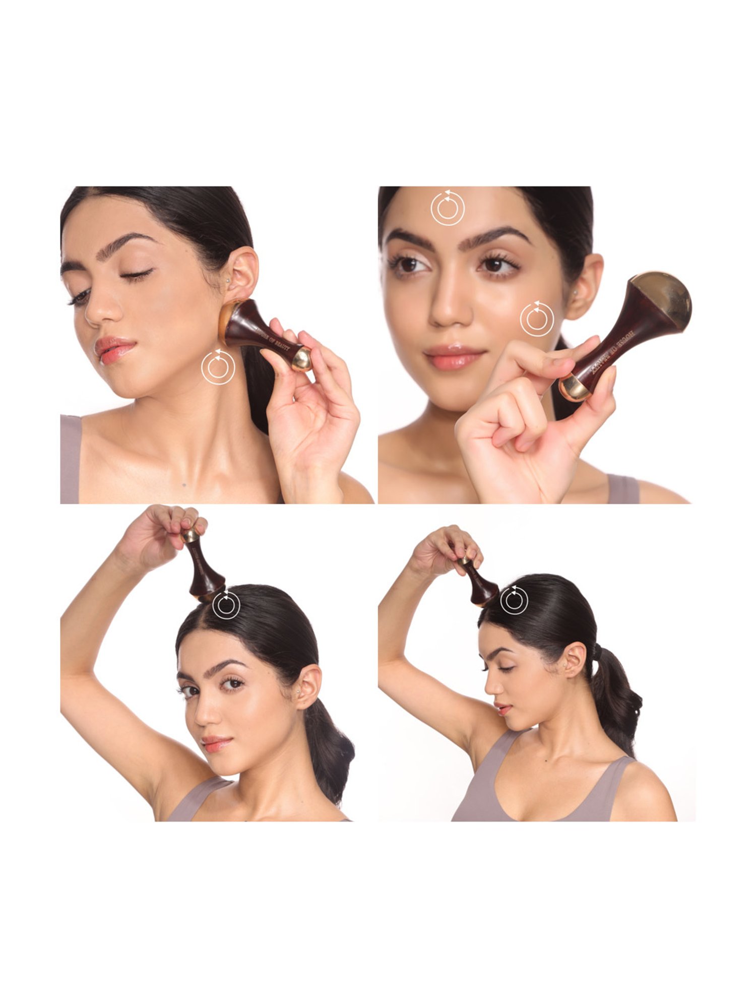 HofB- House of Beauty Kansa Wand for Face & Body - 296 gm