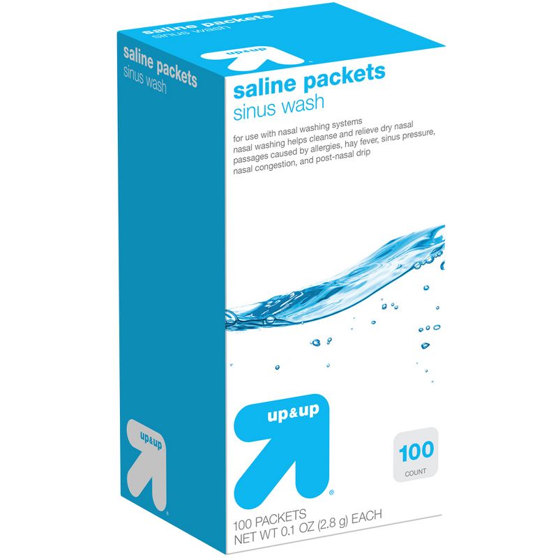 Saline Packets - 100ct - up & up™