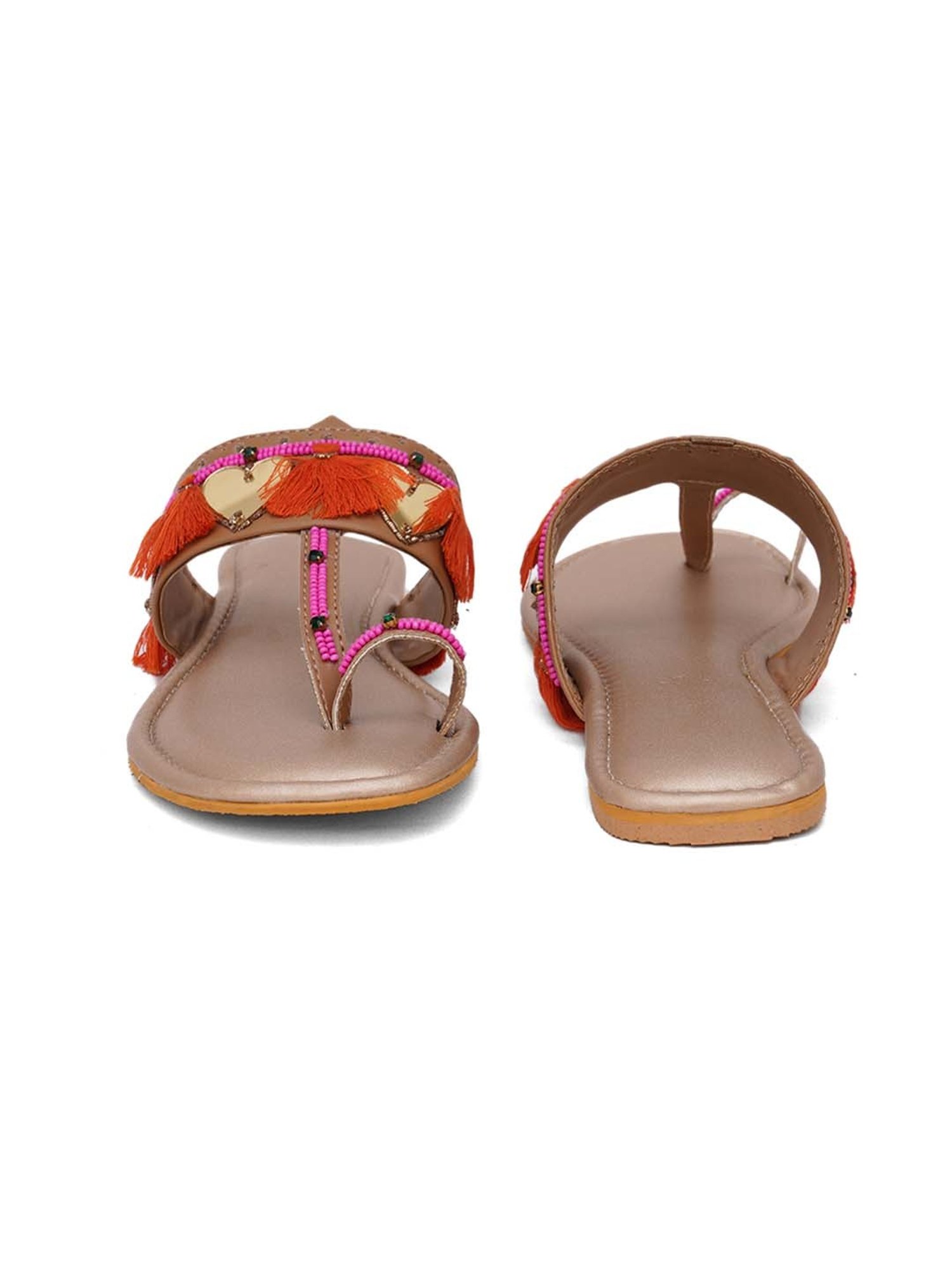 Sole House Women's Nude Toe Ring Sandals