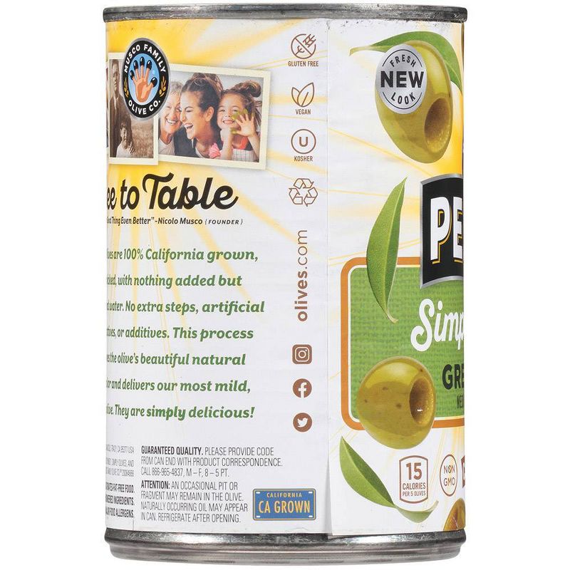 Pearls Green Ripe Medium Pitted Olives - 6oz