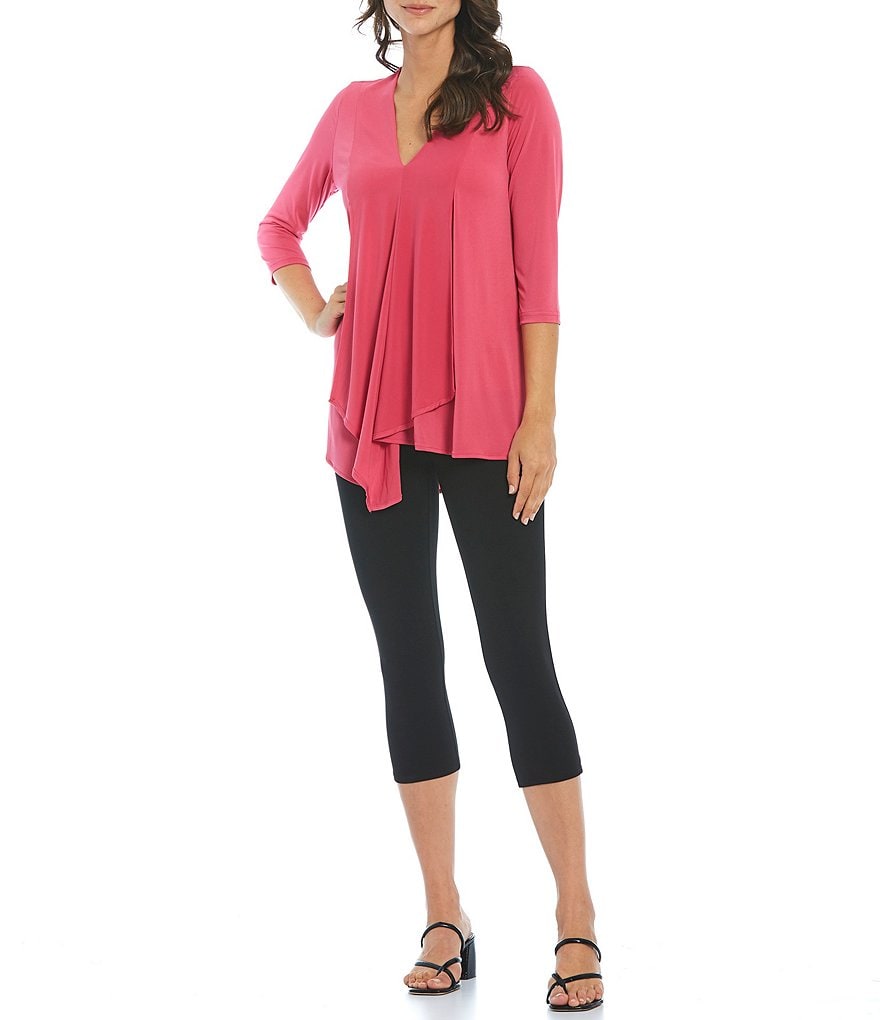 Calessa Pull-On Capri Ponte Pants