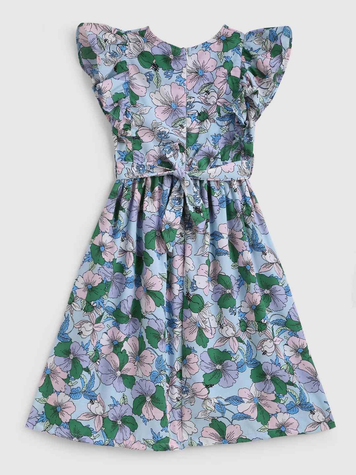 Kids Craft Multicolor Floral Printed Dress