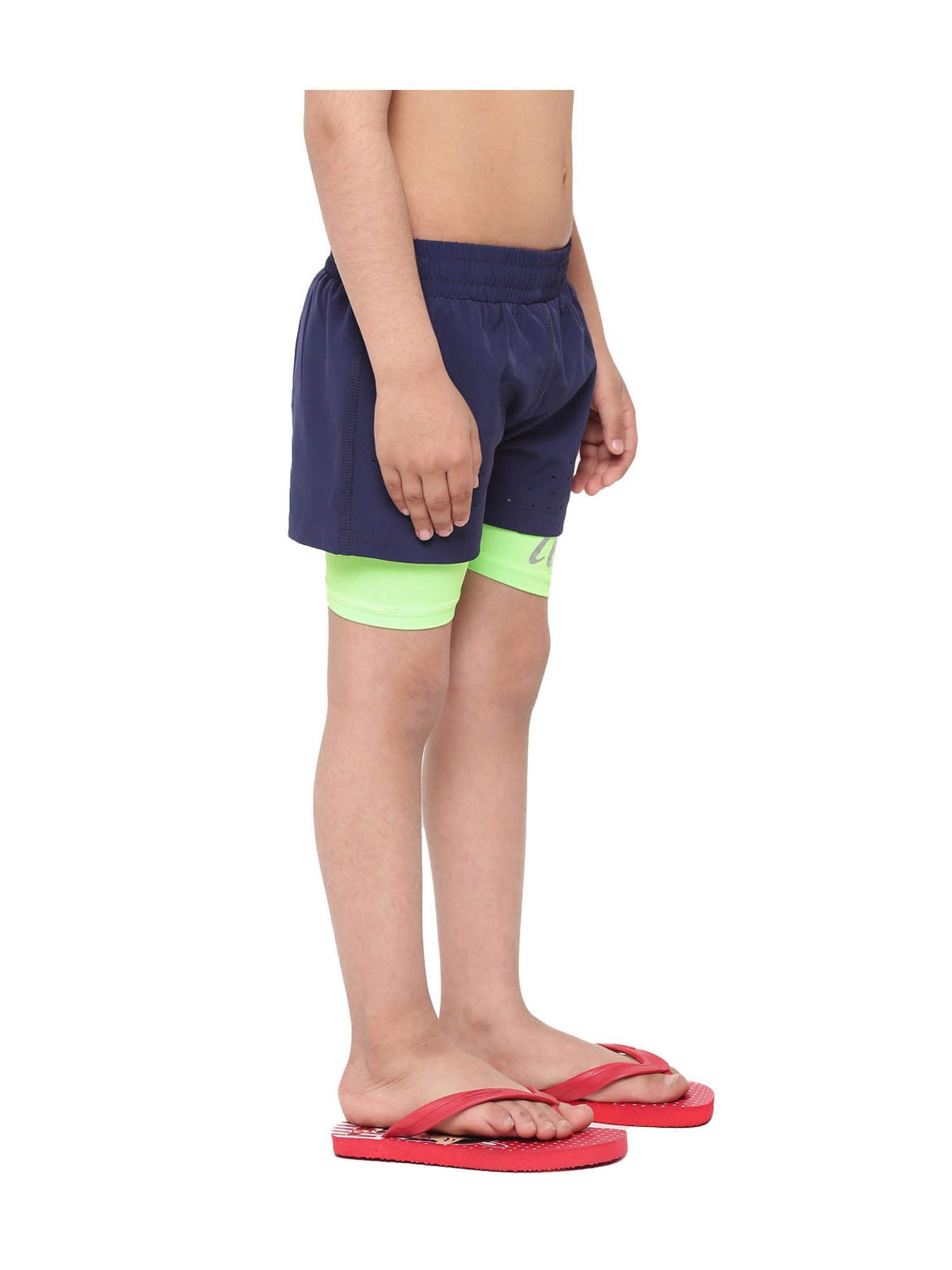 IO Kids Blue Solid Jammers