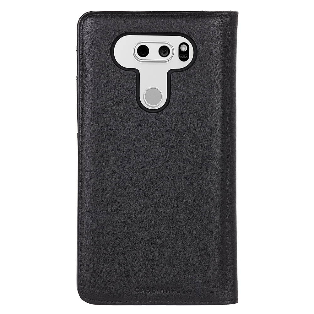 Case-Mate Wallet Folio Series Protective Case Cover for LG V30 - Black