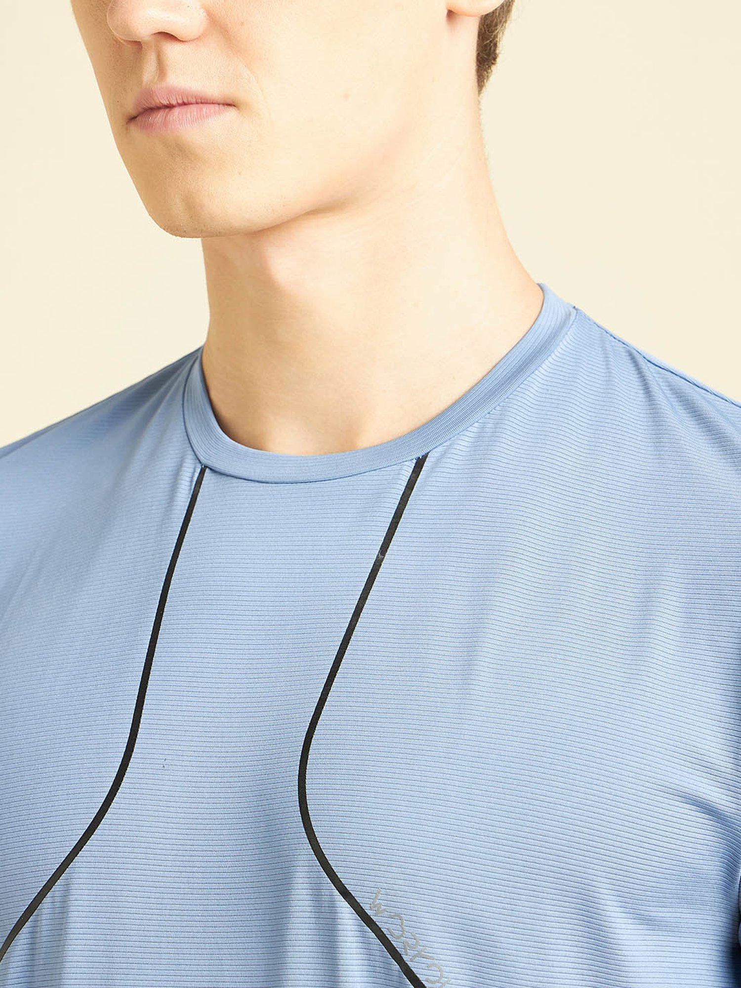 Sweet Dreams Sky Blue Regular Fit Printed Sports T-Shirt