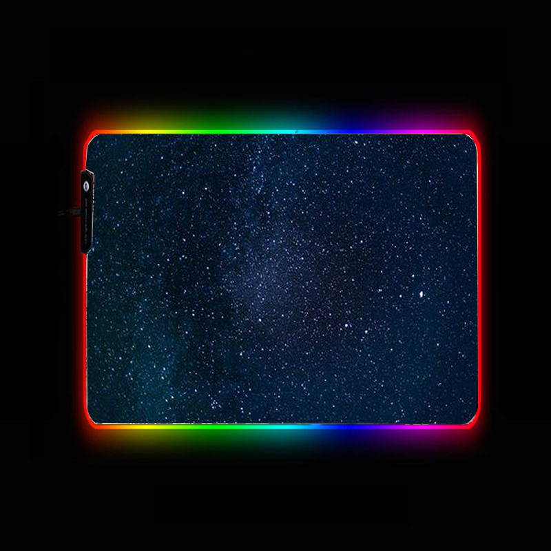 Space Planet Gaming Computer Mousepad RGB Large Mouse Pad Gamer Mouse Carpet Big Led Mause Pad PC Desk Play Mat with Backlit