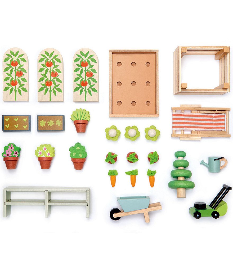 Tender Leaf Toys Greenhouse And Garden Set