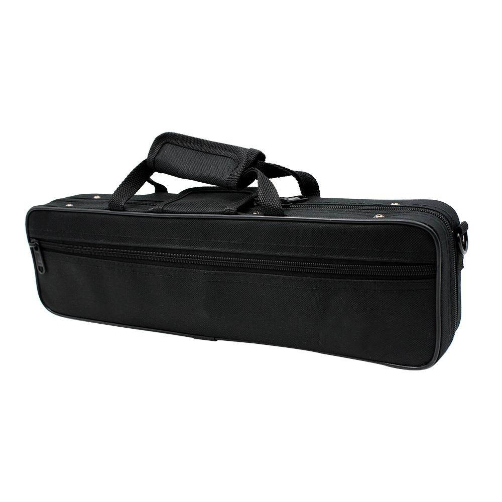 New High Quality Oxford Cloth Flute Case W/ Shoulder Strap Black