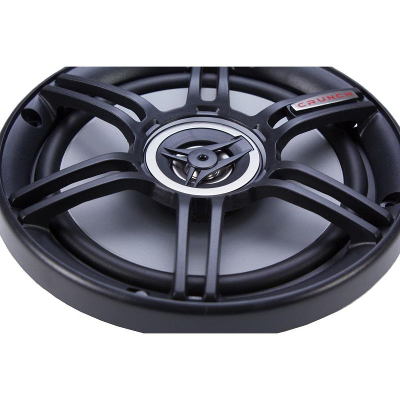 Crunch CS-65CXS 300 Watts 6.5-Inch Coax Shallow 4 Ohms CS Car Speakers, Black (4 Pack)