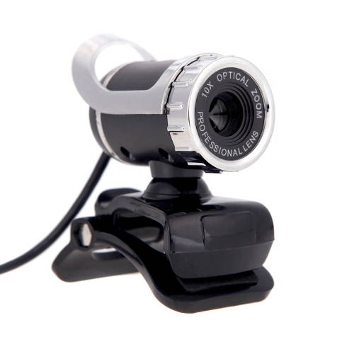 USB 2.0 50 Megapixel HD Camera Web Cam 360 Degree with MIC Clip-on for Desktop Skype Computer PC Laptop