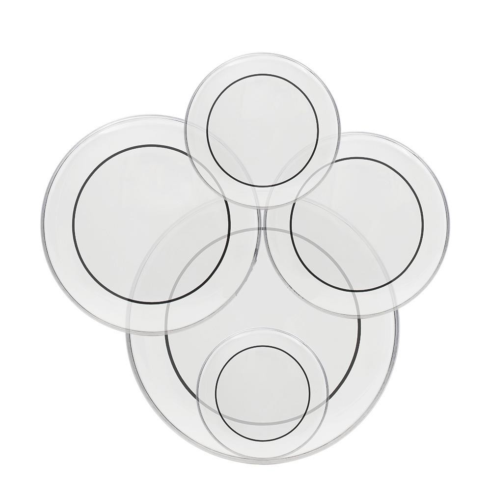 New Professional 12" 13" 14" 16" 22" PET Drum Heads Drum Skins Set Transparent