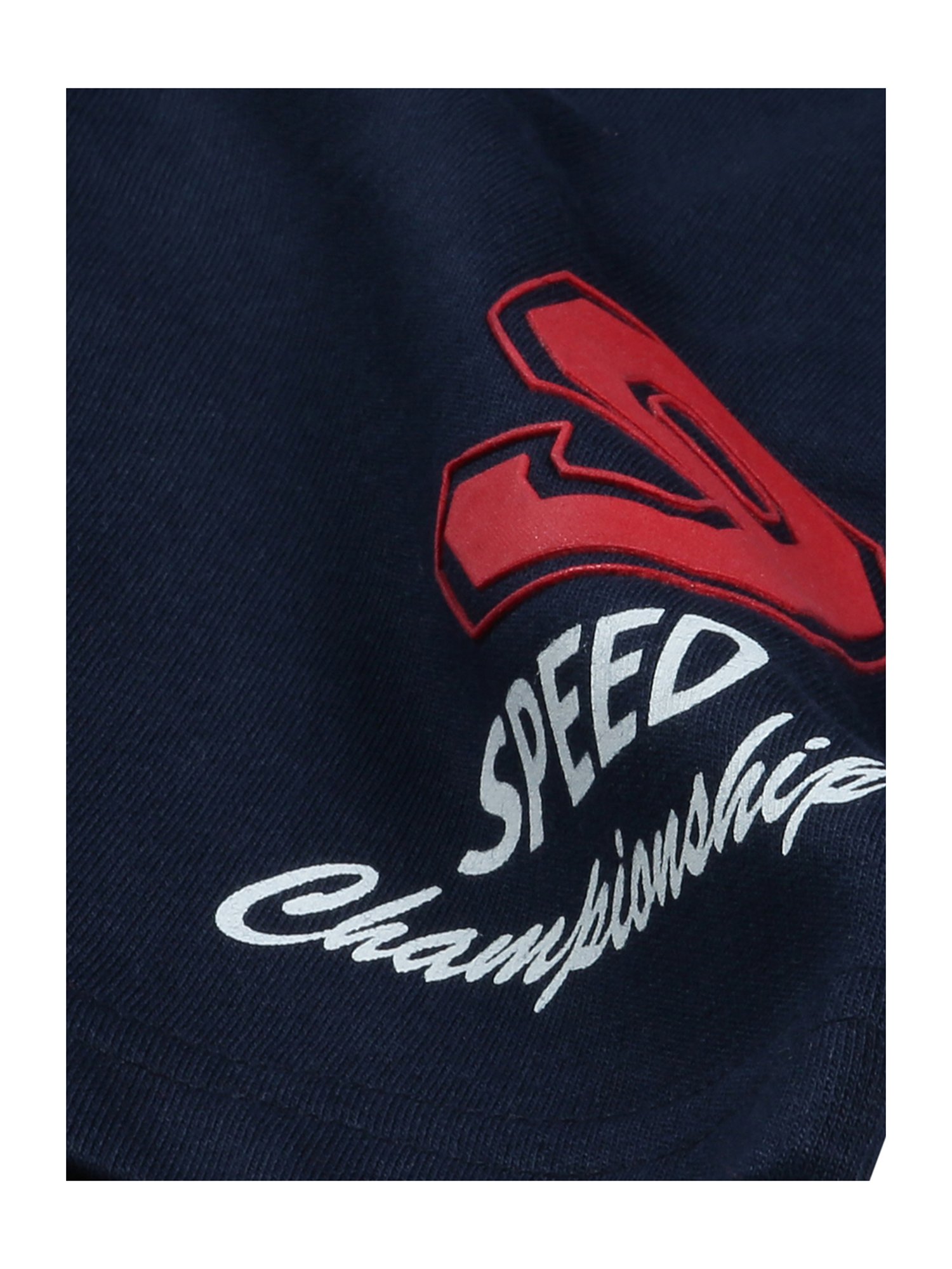 Plum Tree Kids Navy Printed Shorts