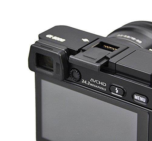JJC Hot Shoe Cover Camera Hot Shoe Cap Protector for Sony A6000 A6300 A6500 A99II A77 II A68 A58 A7 III A7R II A7R A7S II NEX-6 DSC-HX400V RX100II RX10 Replaces Sony FA-SHC1M Cover -2 Pack Black