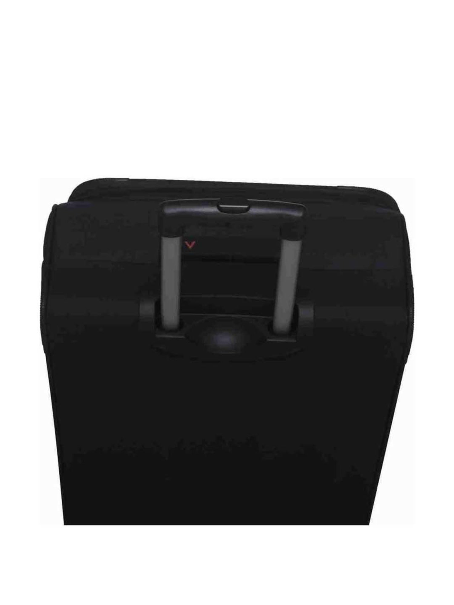 Aristocrat Saphire Black Solid Soft Large Trolley Bag - 52 cm