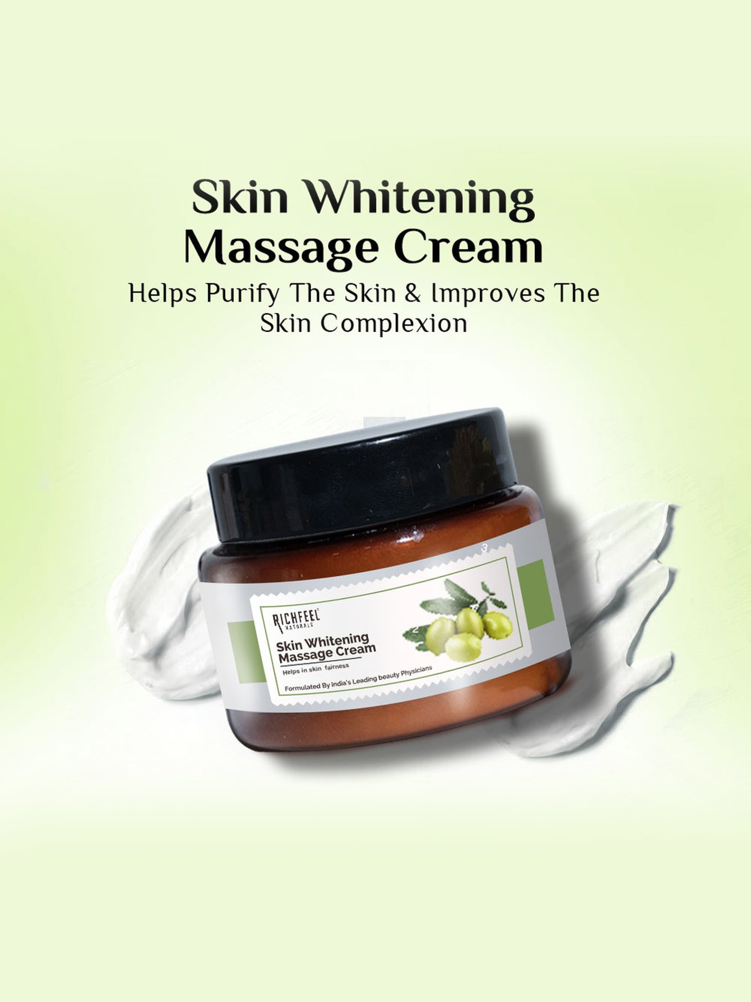 Richfeel Skin Whitening Massage Cream - 100 gm