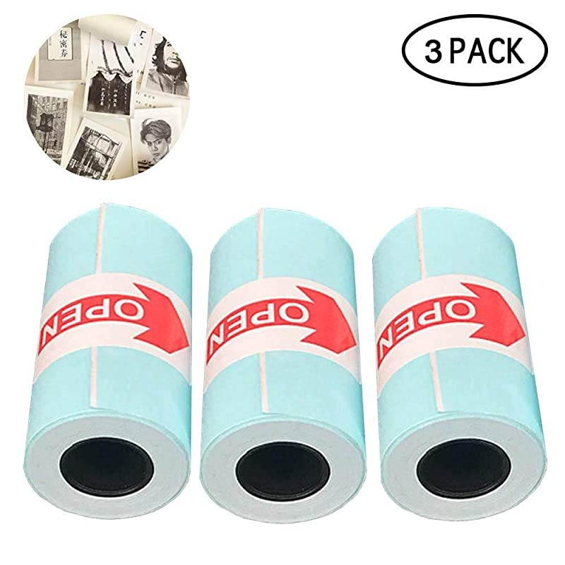 Thermal Paper Rolls 57 x 30mm Sticker Thermal Paper for Paperang Mini Photo Printer 3 Thermal Paper for Fun Study Work Small Size for Mini Printer