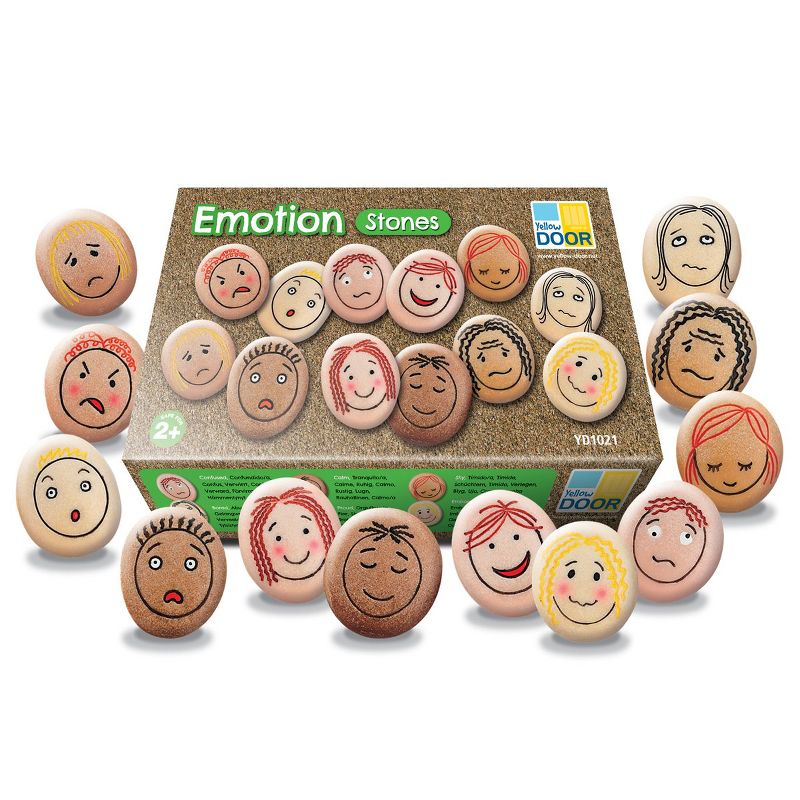 Yellow Door Tactile Emotion Stones For Children To Learn About Feelings