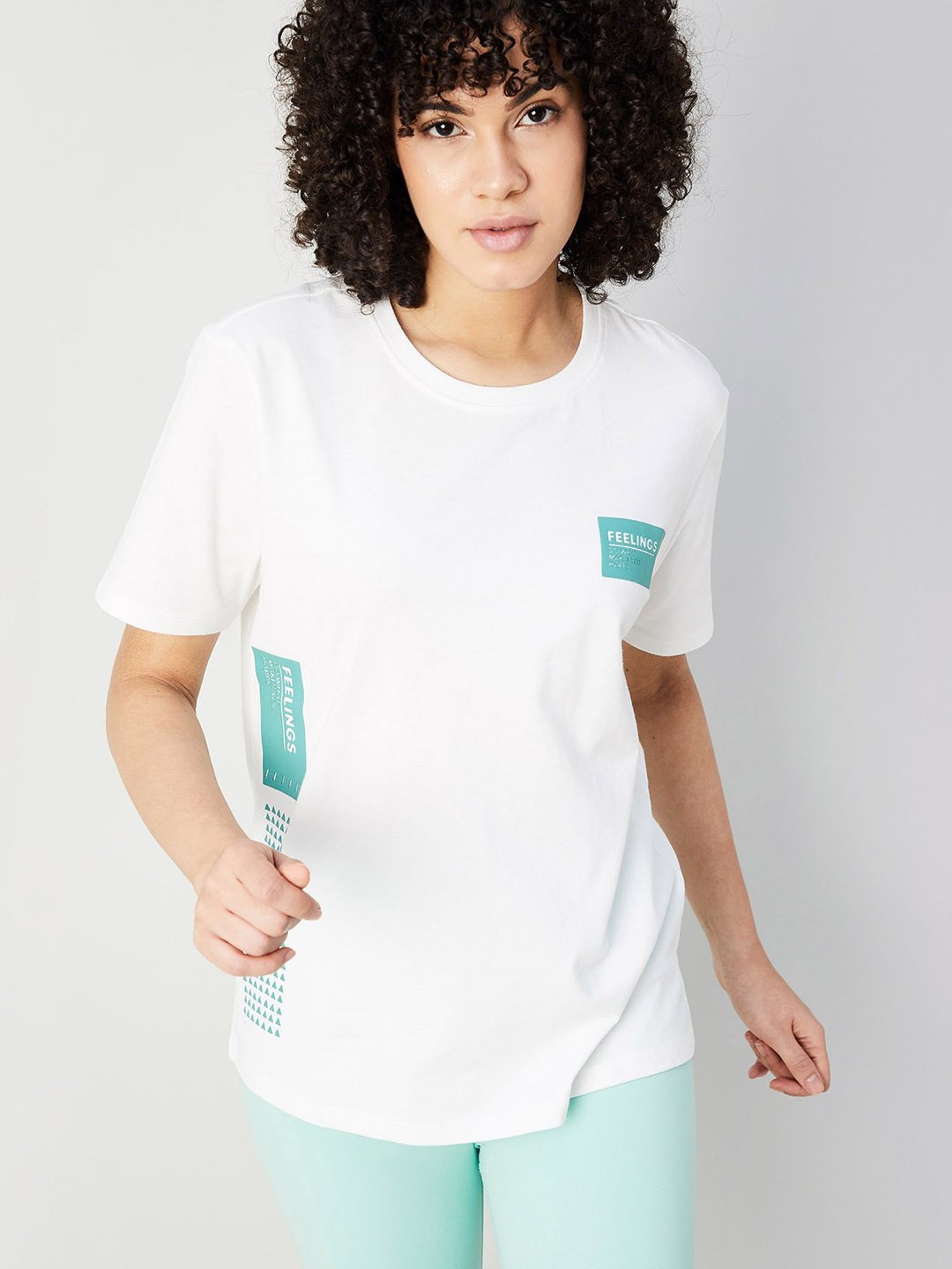 KAPPA White Graphic Print T-Shirt
