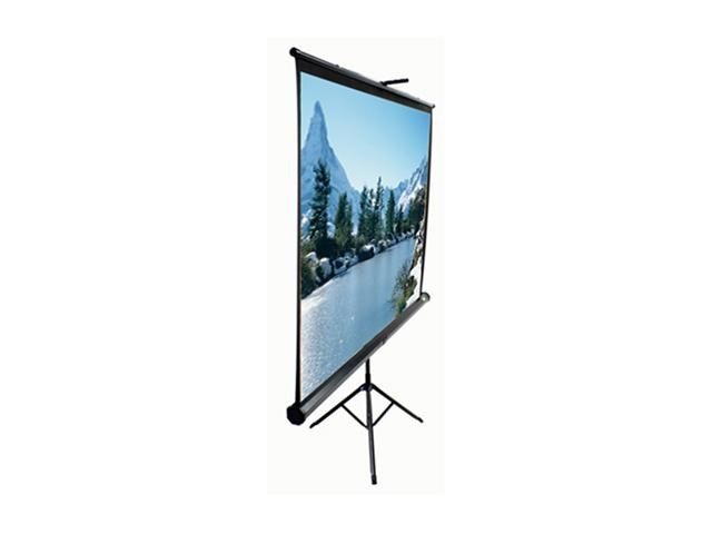 Elite Screens Inc. Tripod Portable Tripod Manual Pull Up Projection Screen (100" 4:3 AR) (MaxWhite) T100UWV1